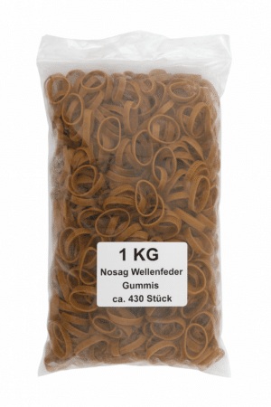 1 Kilogramm Nosag Wellenfeder Gummis mit ca. 430 Stück