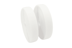 10 Meter Klettband Flausch u. Haken Weiß 3 cm