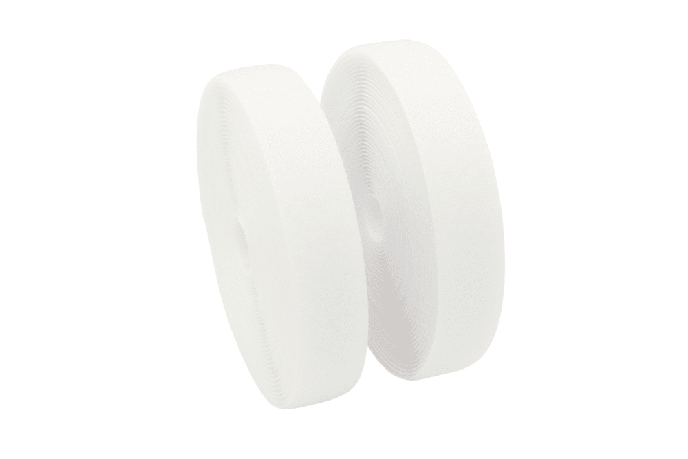 10 Meter Klettband Flausch u. Haken Weiß 3 cm