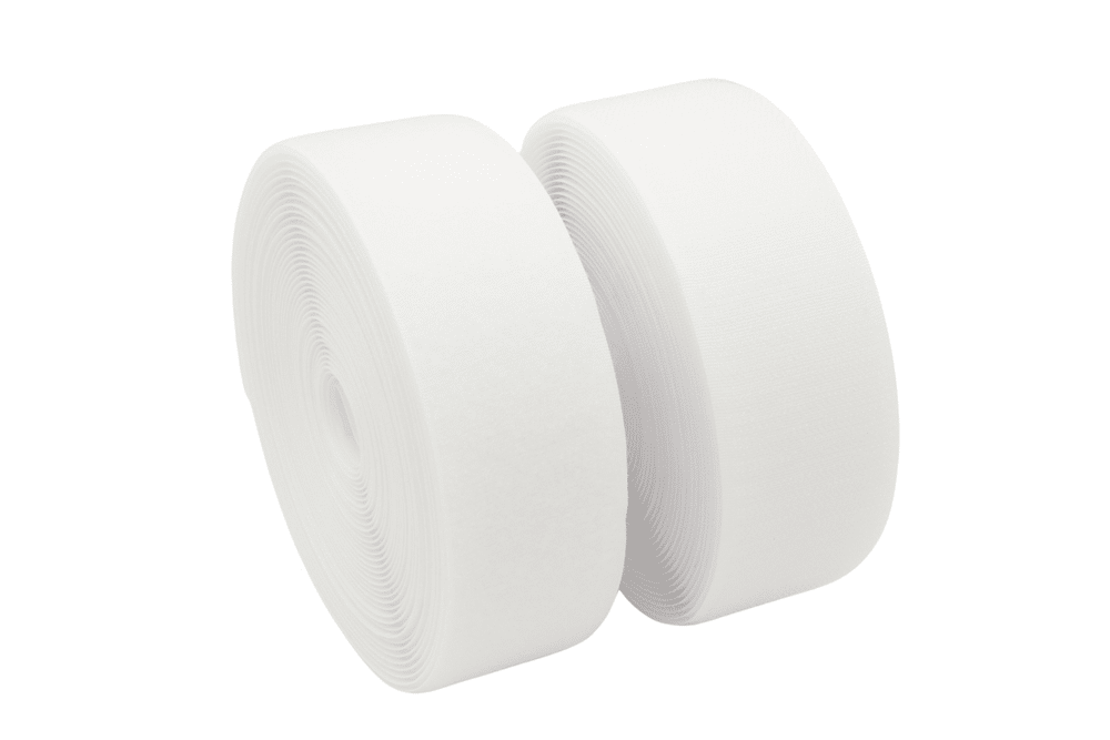 10 Meter Klettband Flausch u. Haken Weiß 5 cm