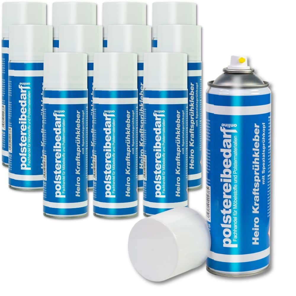 12 Dosen Heiro Kraft Sprühkleber 500 ml