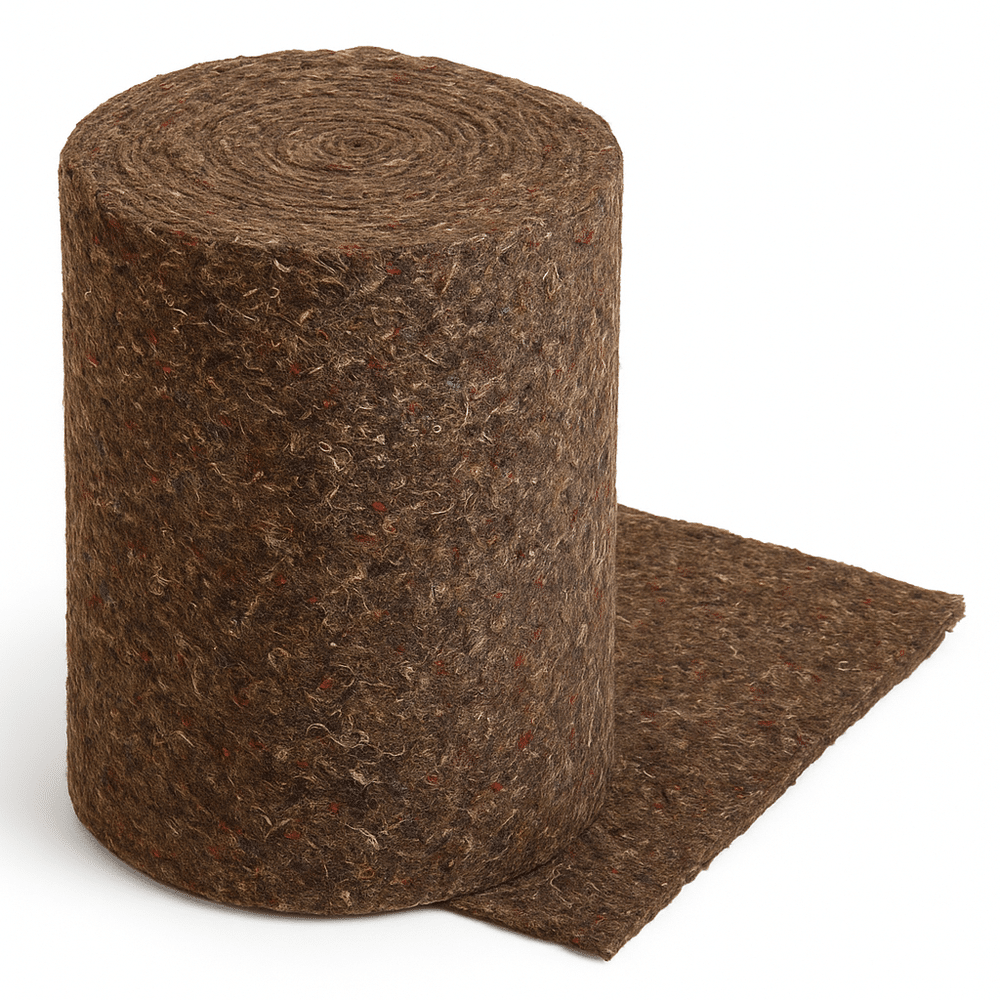 15 Meter Rolle Ungeleimte Polster Watte 68 cm breit 750 g/m²