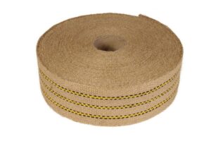 25 Meter Polster Jute Gurte Gelb