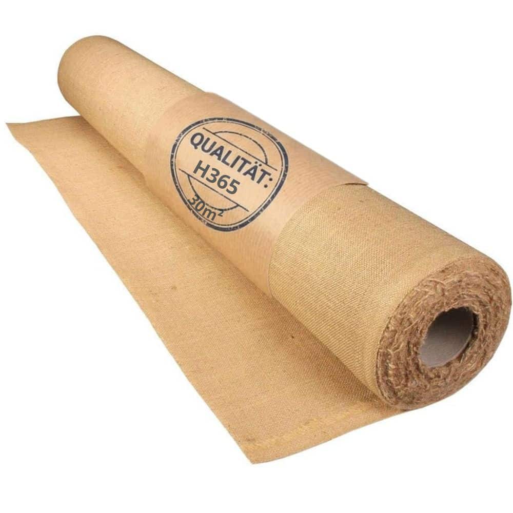 25 Meter Rolle / 30m² Jute Stoff | Sackleinen 365g/m² | 120cm breit
