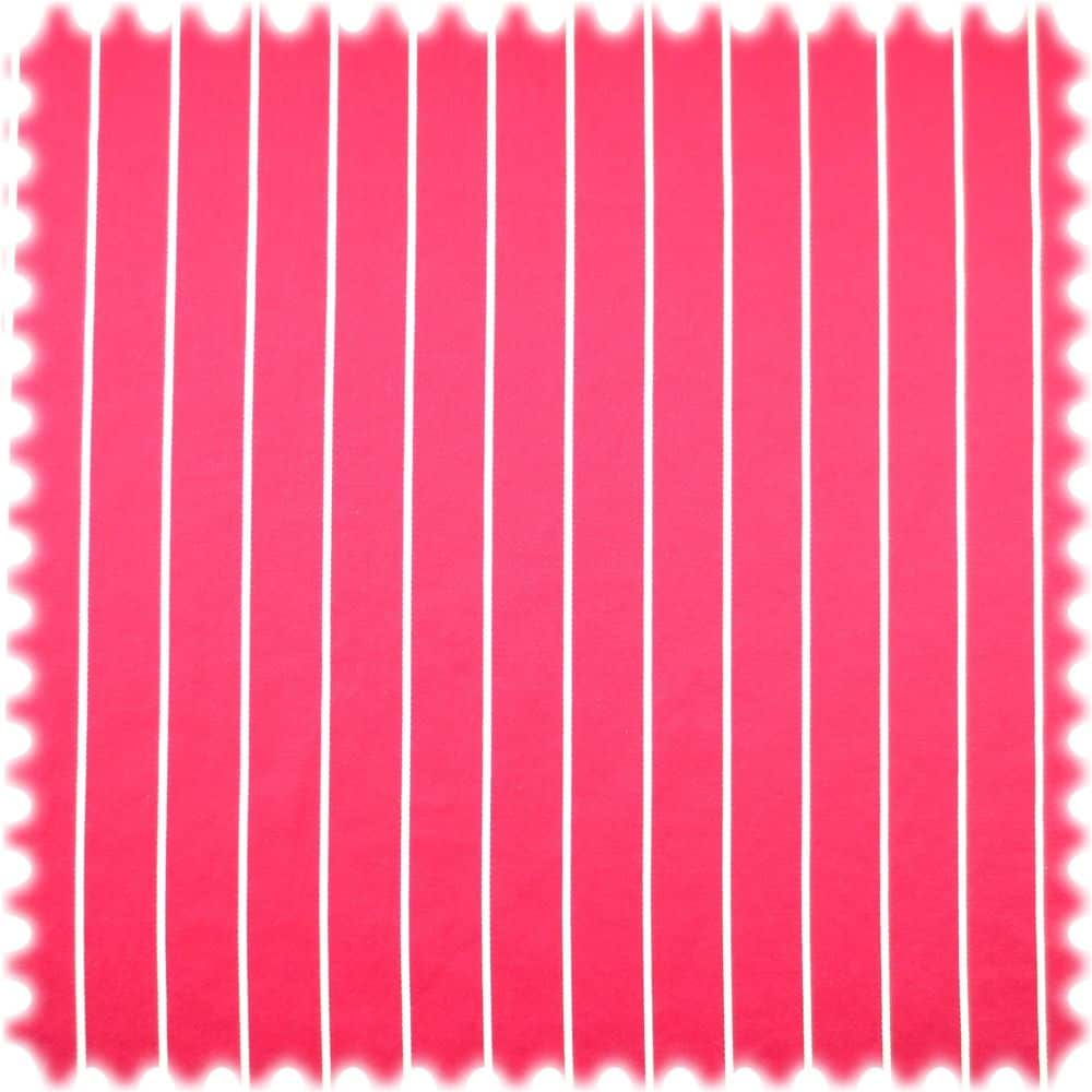 AKTION 100% Baumwolle Ferrat Pink mit weissen Streifen