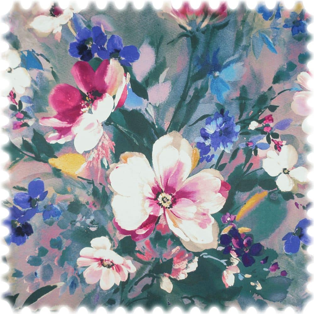 AKTION Clarke & Clarke Samt Velours Möbelstoff Rugosa Violett