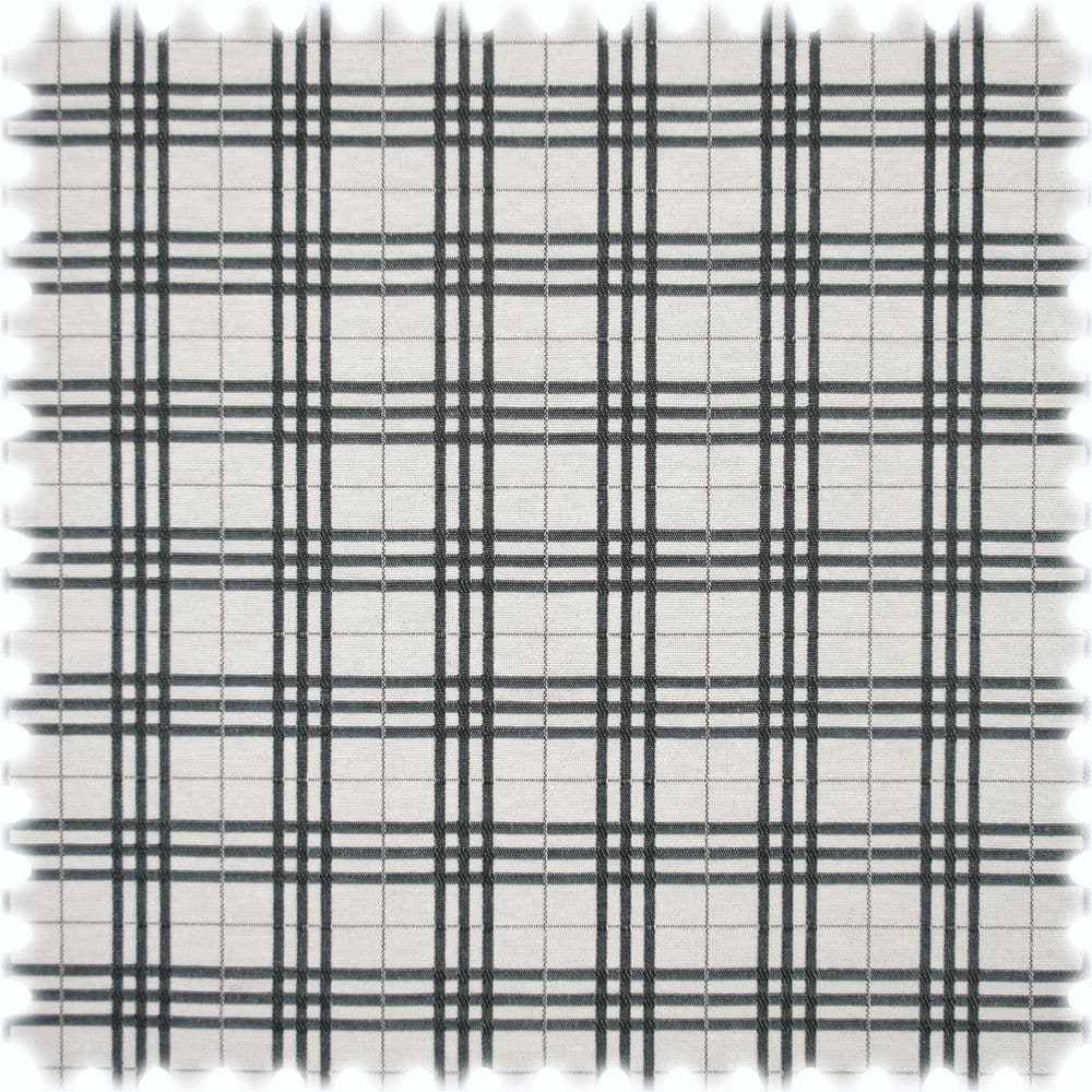 AKTION Jacquard Flachgewebe Möbelstoff Cuadrados Schwarz / Weiß
