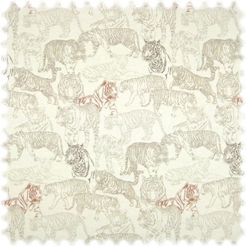 AKTION Jacquard Flachgewebe Möbelstoff Tiger Beige