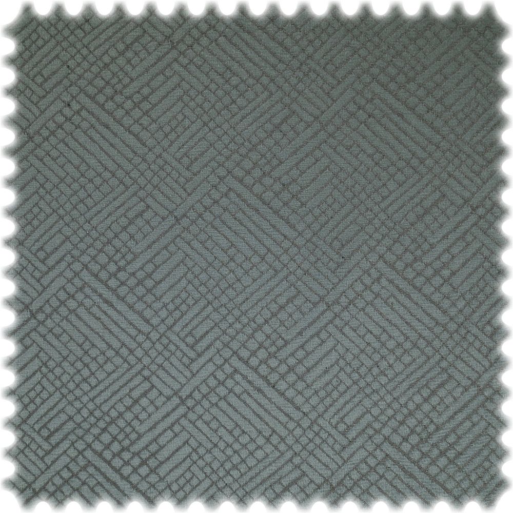 AKTION Jacquard Möbelstoff Sloane Square Petrol mit hohem Baumwollanteil