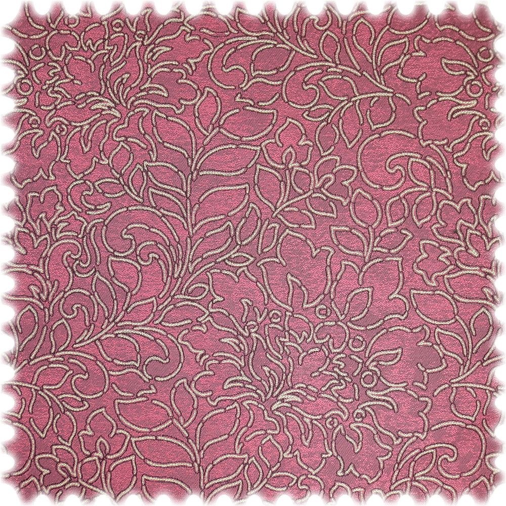 AKTION Jacquard Möbelstoff York Pink "schwer entflammbar"