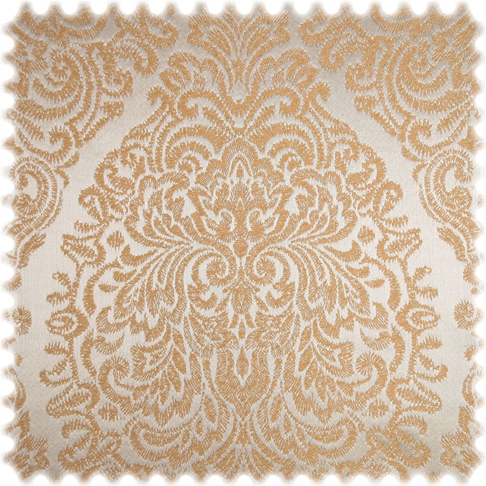 AKTION Jacquard Ornament Möbelstoff Grimani Gold