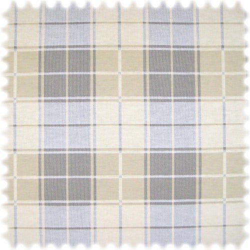 AKTION Landhaus Möbelstoff Groß Karo Siena Beige