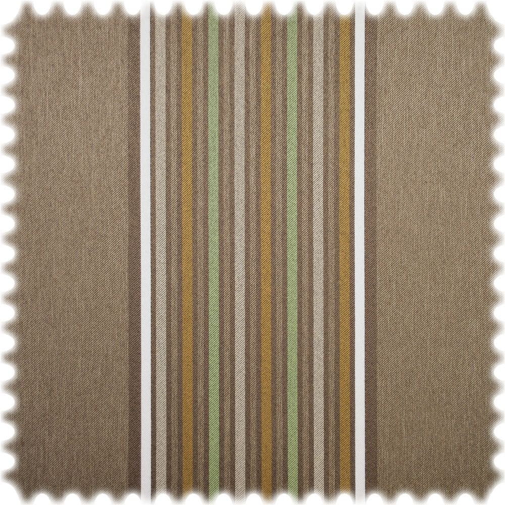 AKTION Outdoor Jacquard Möbelstoff Promenade Braun / Grau / Mint
