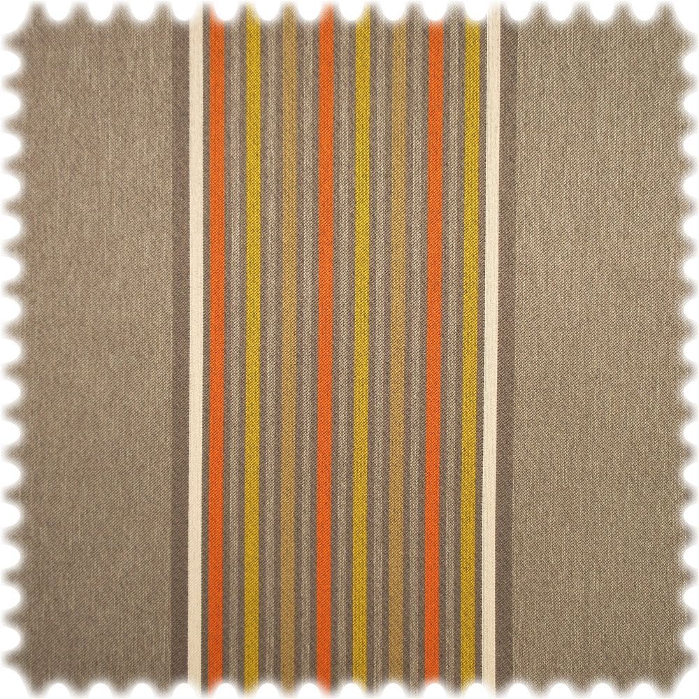 AKTION Outdoor Jacquard Möbelstoff Promenade Orange / Gelb / Beige