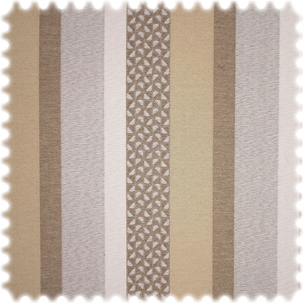 AKTION Outdoor Jacquard Streifen Möbelstoff Lodge Beige