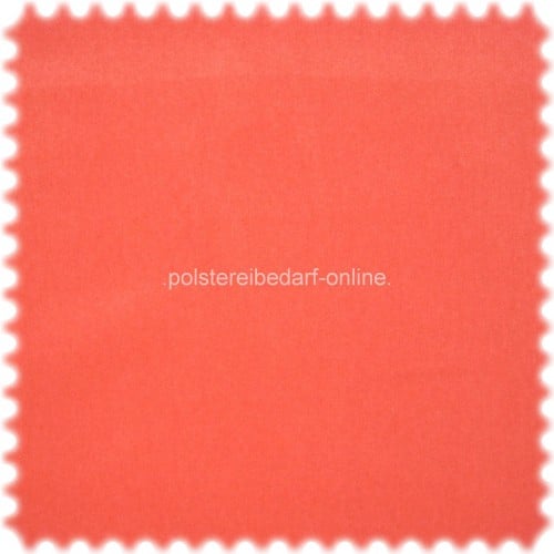 AKTION Schwerer Dralon Velour Möbelstoff Nürnberg Uni lachs/orange