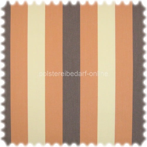 AKTION Trevira CS Flachgewebe Möbelstoff Steifen Figuera CS Apricot