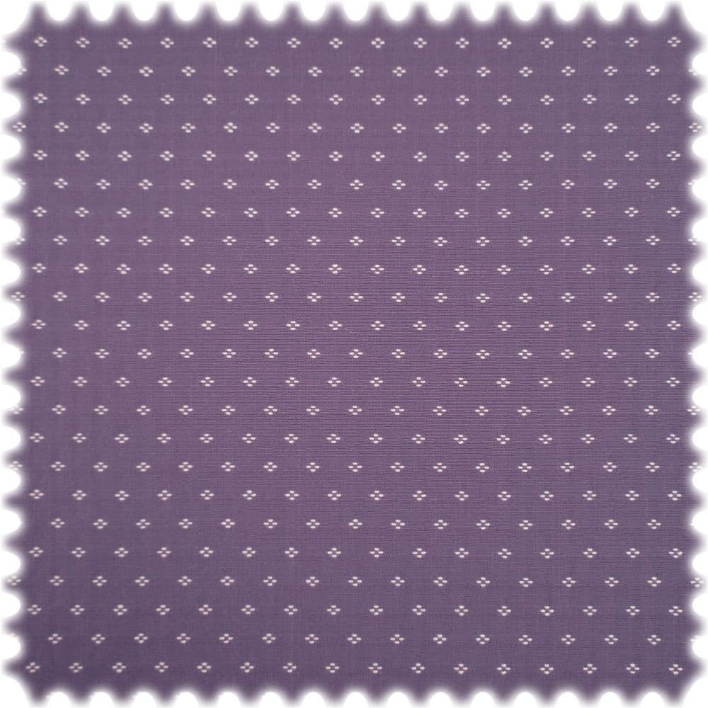 AKTION Trevira CS Jacquard Möbelstoff Gilmore Lila / Weiß