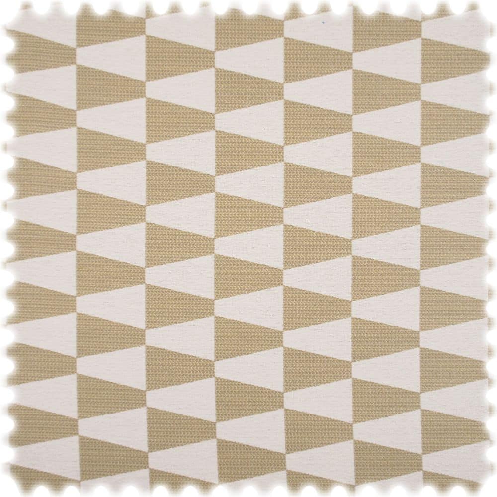 AKTION Trevira CS Möbelstoff Pinto Beige / Perlweiß