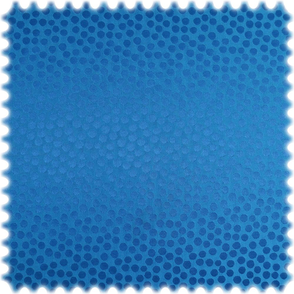 AKTION Trevira CS Möbelstoff Punktmuster Royale Blau