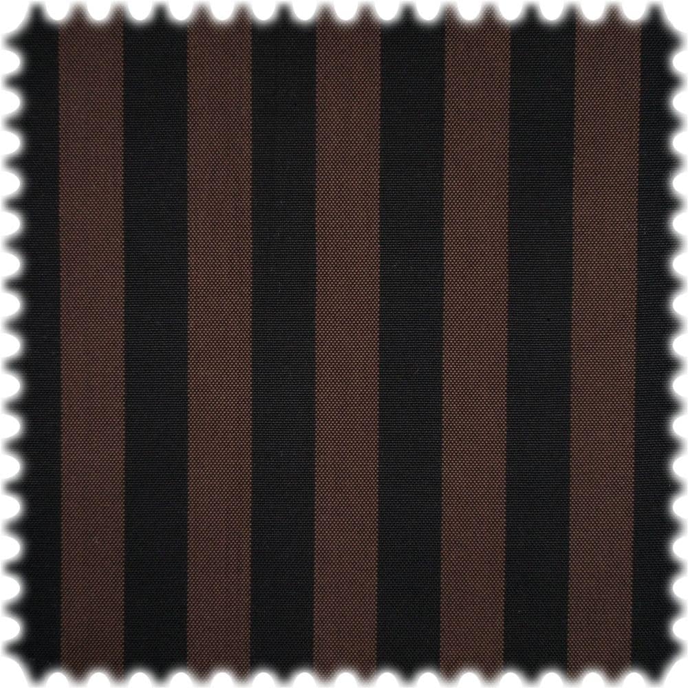 AKTION Trevira CS Streifen Möbelstoff Sporty Stripe Schwarz / Dunkelbraun