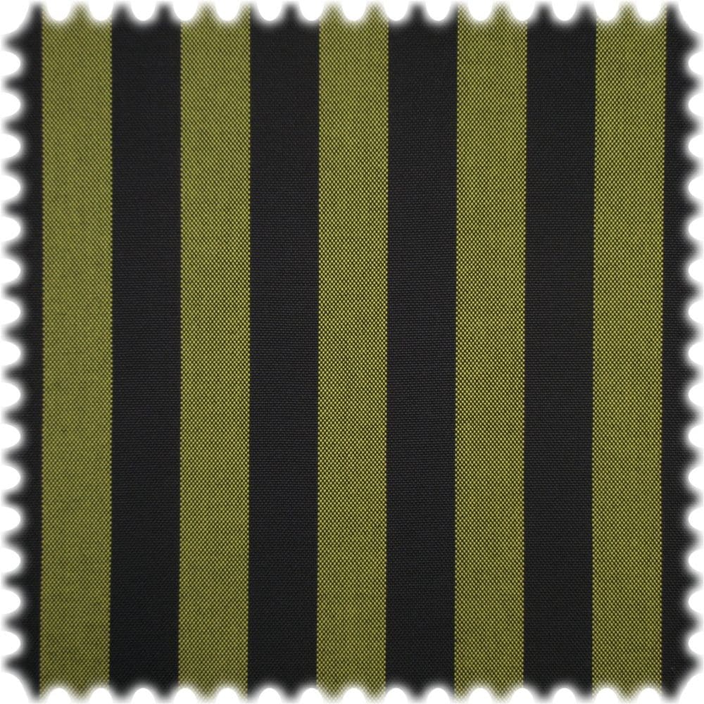 AKTION Trevira CS Streifen Möbelstoff Sporty Stripe Schwarz / Grün