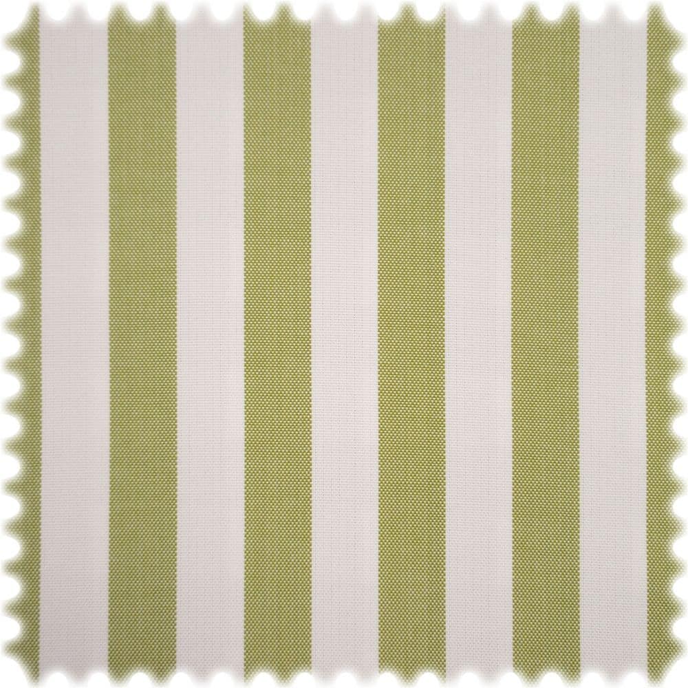 AKTION Trevira CS Streifen Möbelstoff Sporty Stripe Weiß / Hellgrün