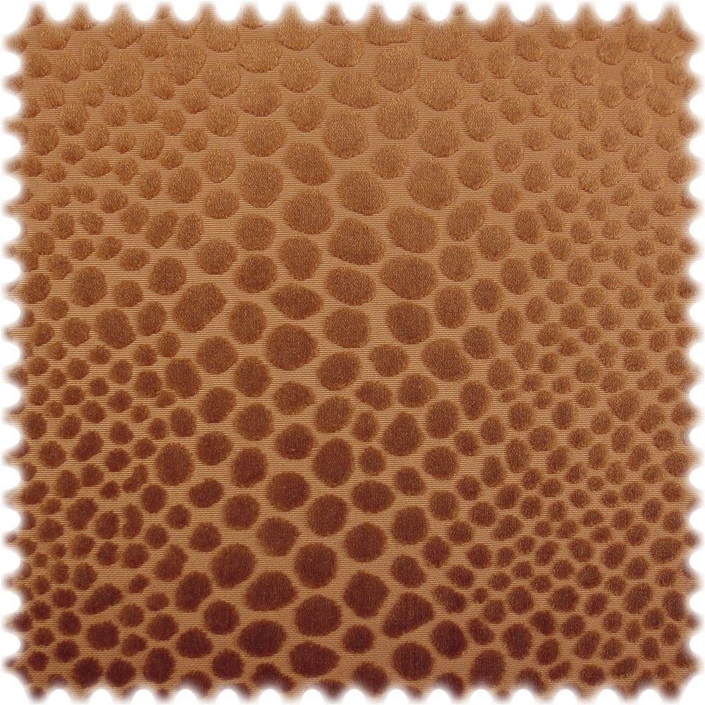 AKTION Trevira CS Velours de Géne Möbelstoff Fancy Odetta Terracotta