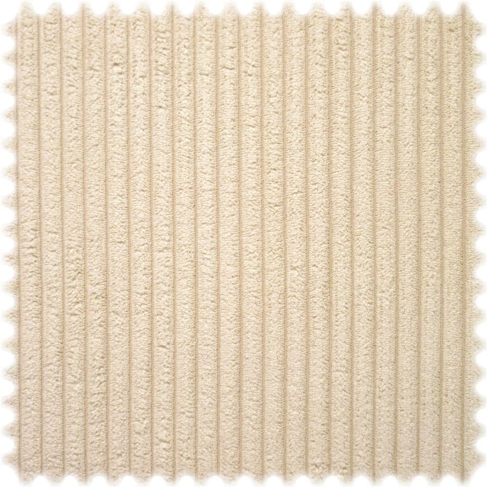 Breitcord Samt Möbelstoff Cable Beige mit Fleckschutz