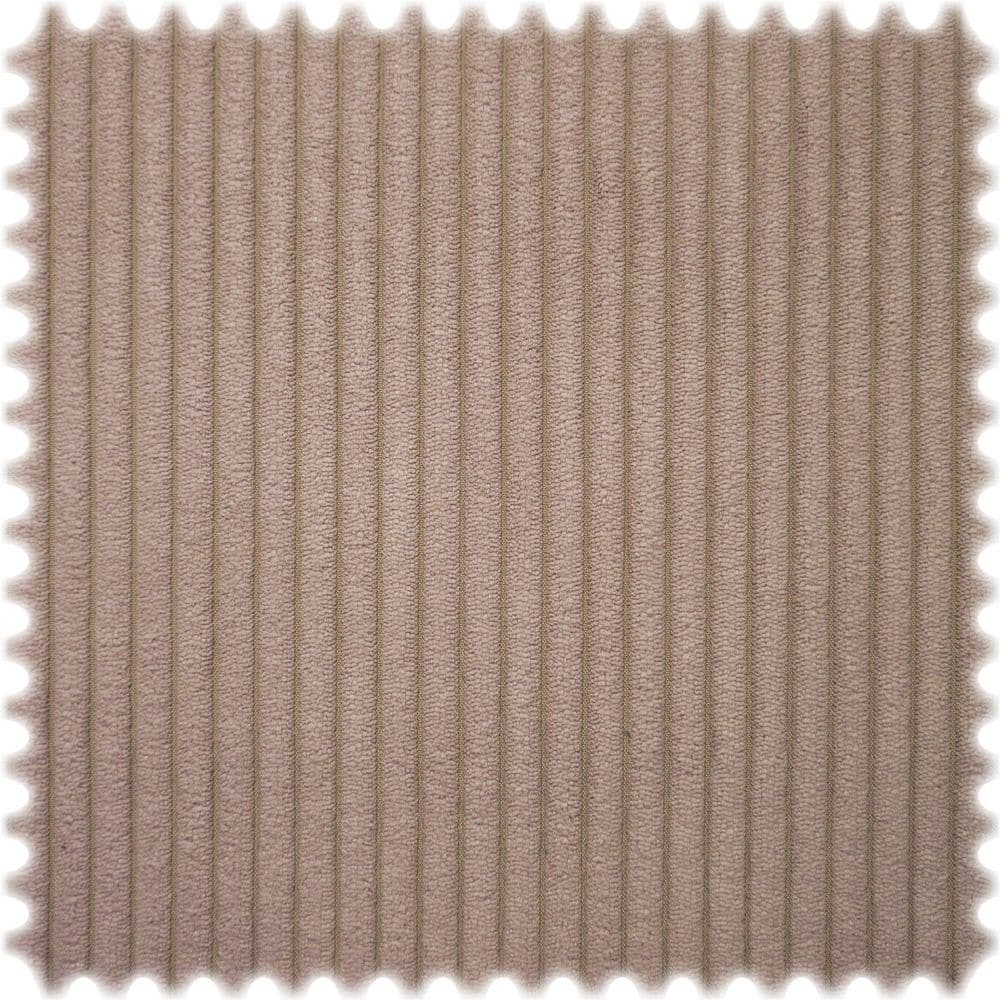 Breitcord Samt Möbelstoff Cable Taupe mit Fleckschutz
