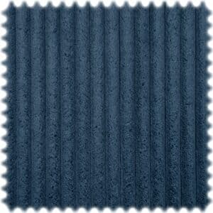 Breitcord Samt Möbelstoff XXL Blau mit Fleckschutz