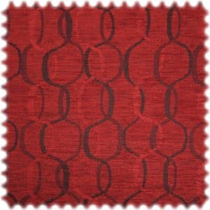Chenille Möbelstoff Barcelona Rot