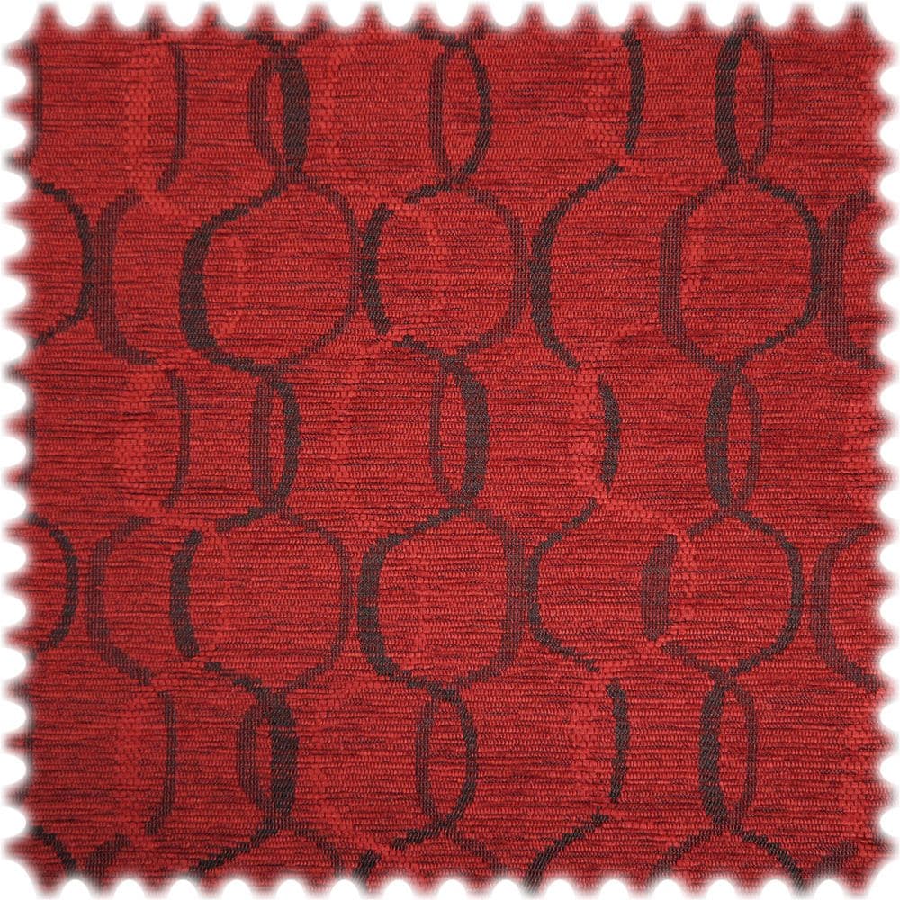 Chenille Möbelstoff Barcelona Rot