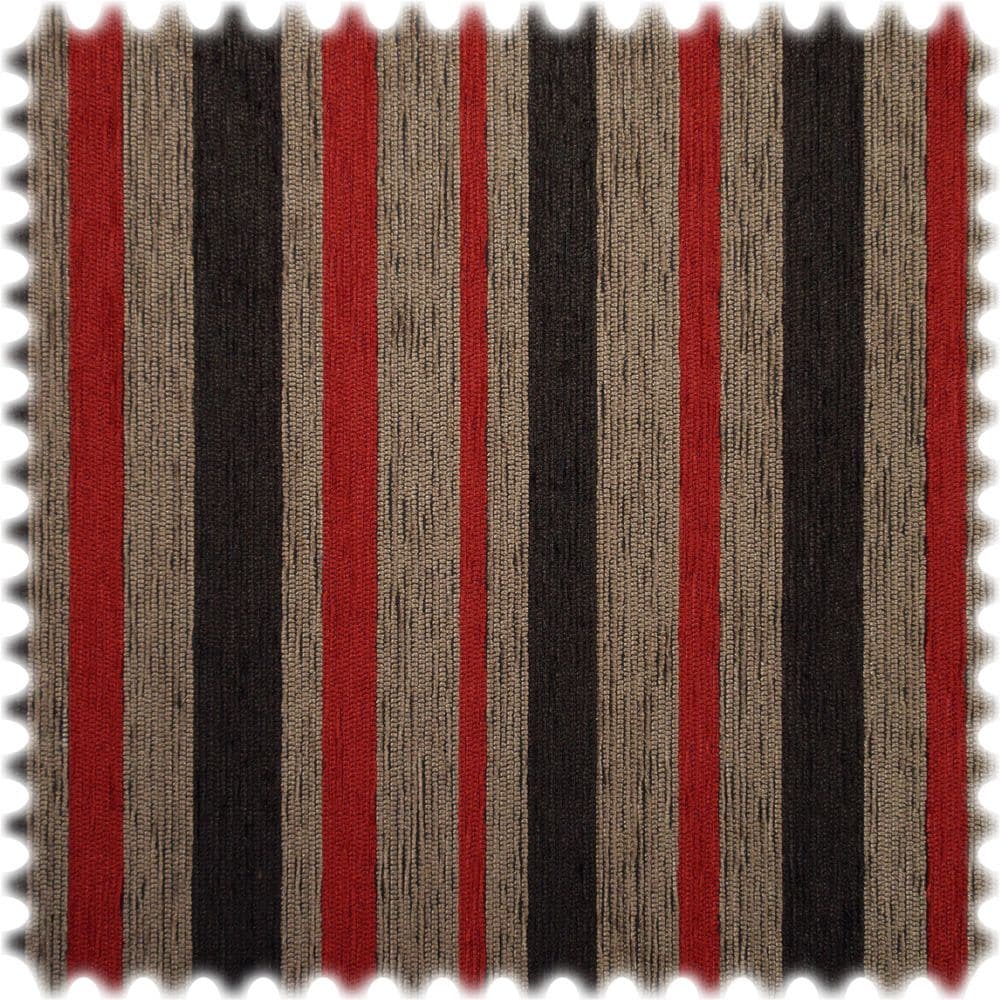 Chenille Möbelstoff Madrid Braun / Choco / Bordeaux