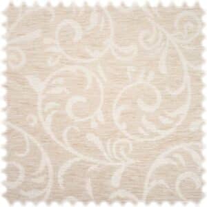 Chenille Möbelstoff Valencia Creme