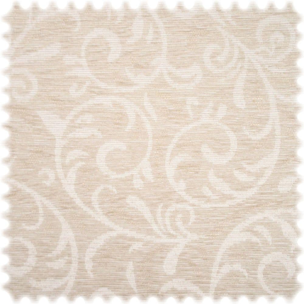 Chenille Möbelstoff Valencia Creme