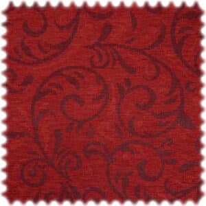 Chenille Möbelstoff Valencia Rot