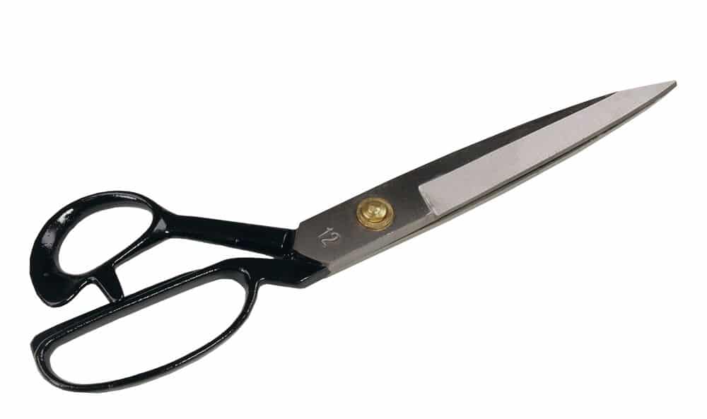 Extra große Stoff Schere / Zuschneideschere 30 cm aus Stahl