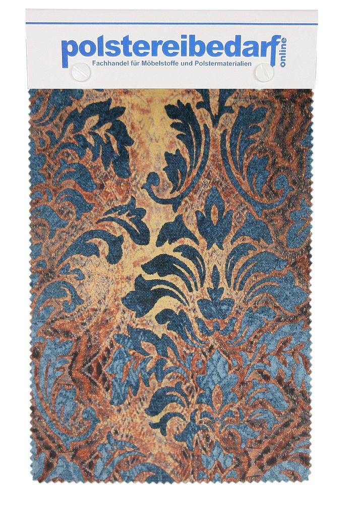 Gemusterter Samt Velours Möbelstoff Kollektion 30x20cm mit 31 Designs
