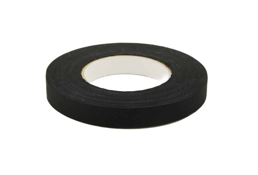 Gewebeklebeband - Stuhlklebeband - Gewebeband Schwarz 19mm x 50 Meter