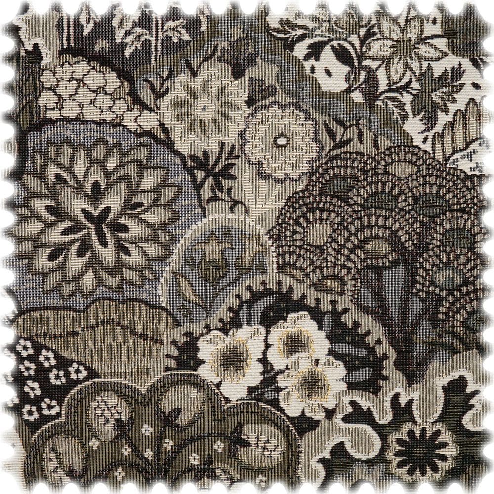 Jacquard Flachgewebe Möbelstoff Eden Grau