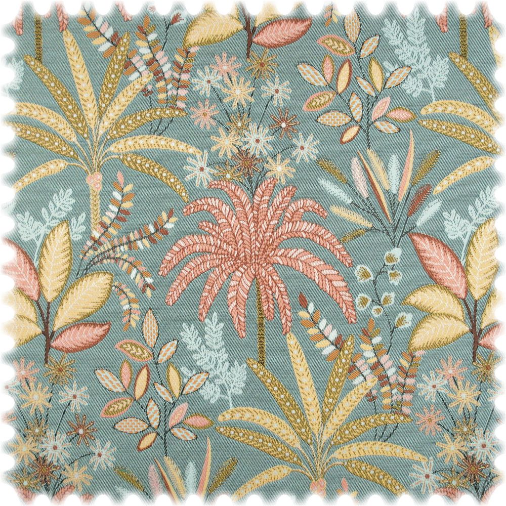 Jacquard Flachgewebe Möbelstoff Palmera Agua