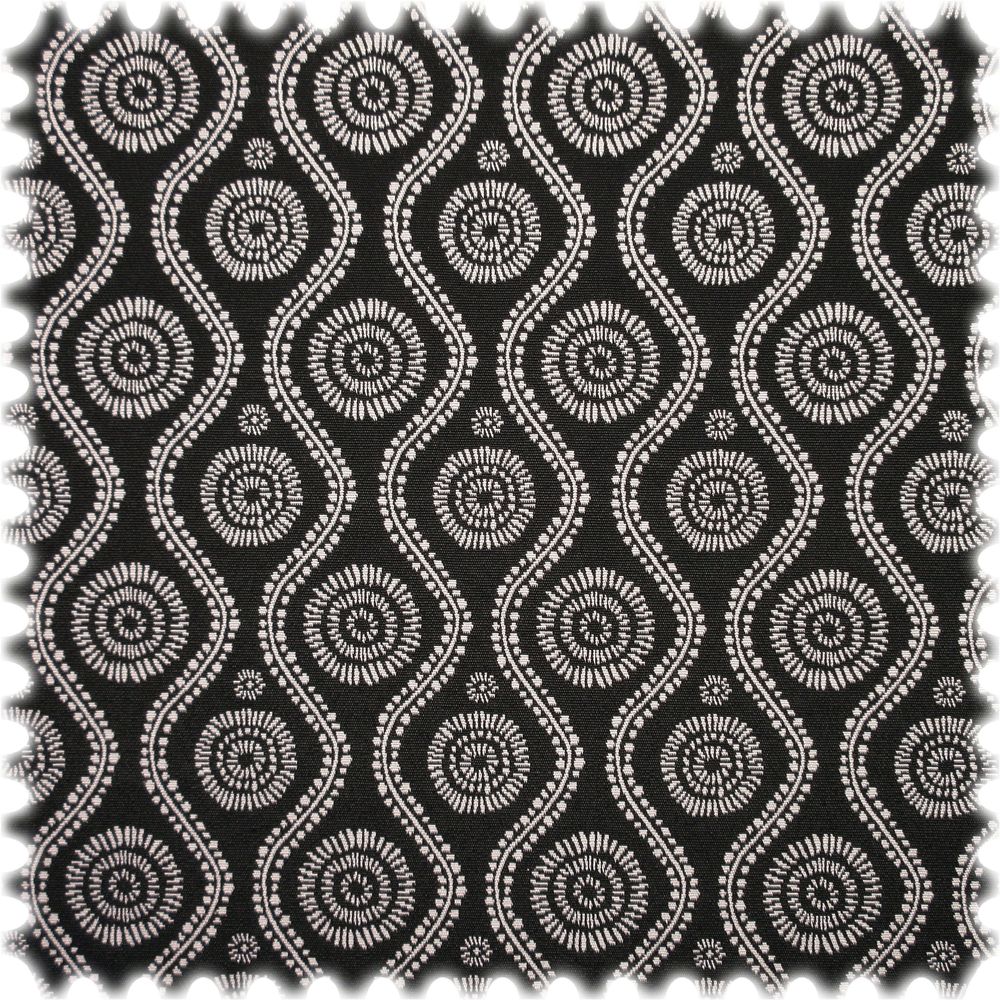 Jacquard Flachgewebe Möbelstoff Versus Schwarz / Weiß
