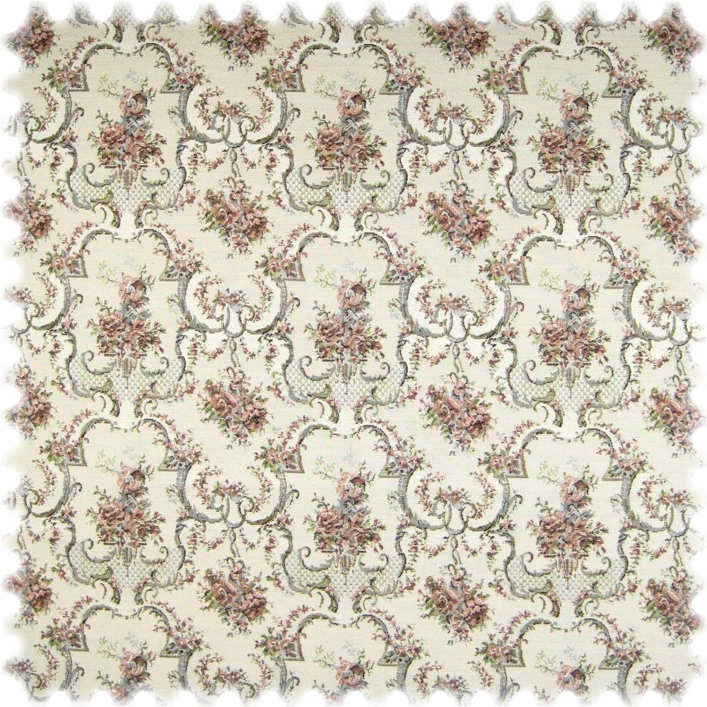 Jacquard Ornament Gobelin Möbelstoff Beethoven Beige