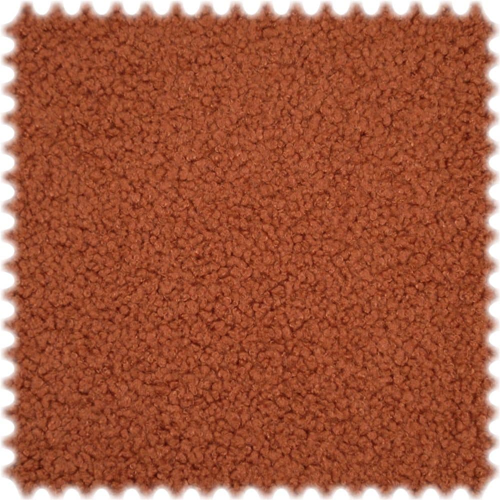 Kunstfell Möbelstoff Teddy Terracotta