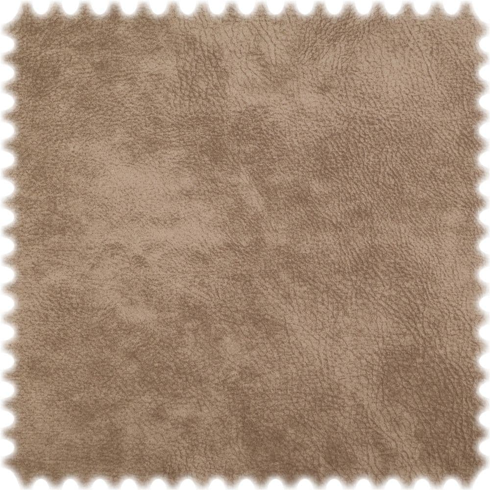 Microfaser Möbelstoff Nubuk Taupe in Wildleder-Optik