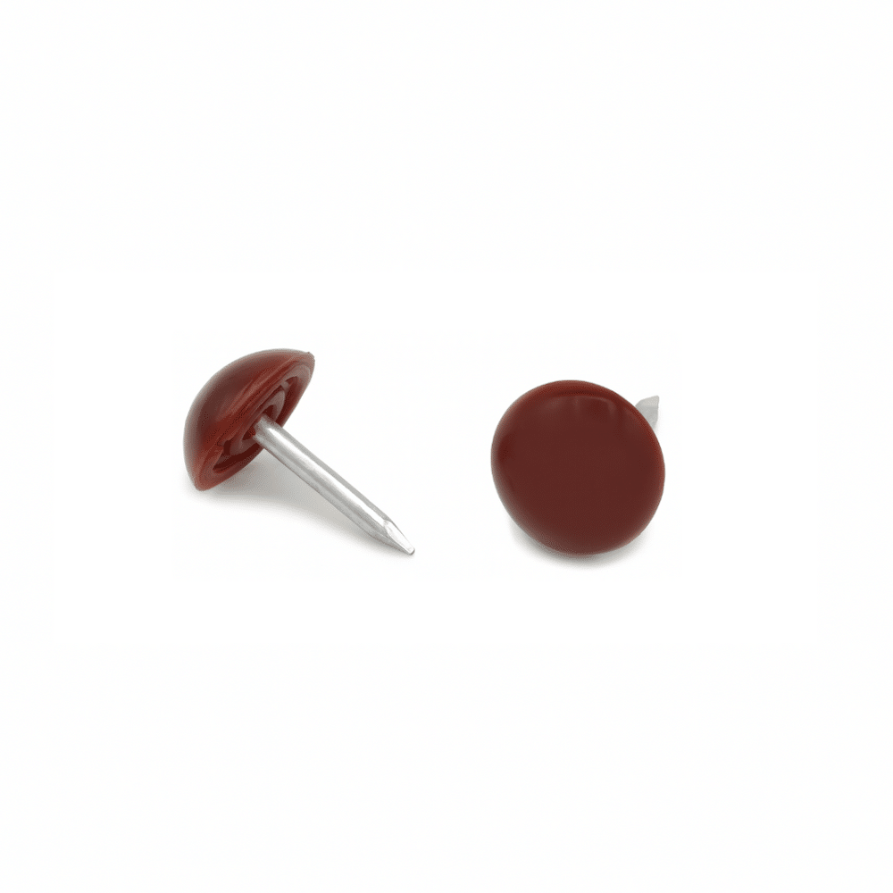 Plastik Ziernägel Bordeauxrot Rostfrei A10/12 250 Stück ⌀ 10mm