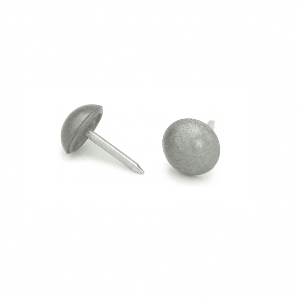 Plastik Ziernägel Silber Rostfrei A10/12 250 Stück ⌀ 10mm