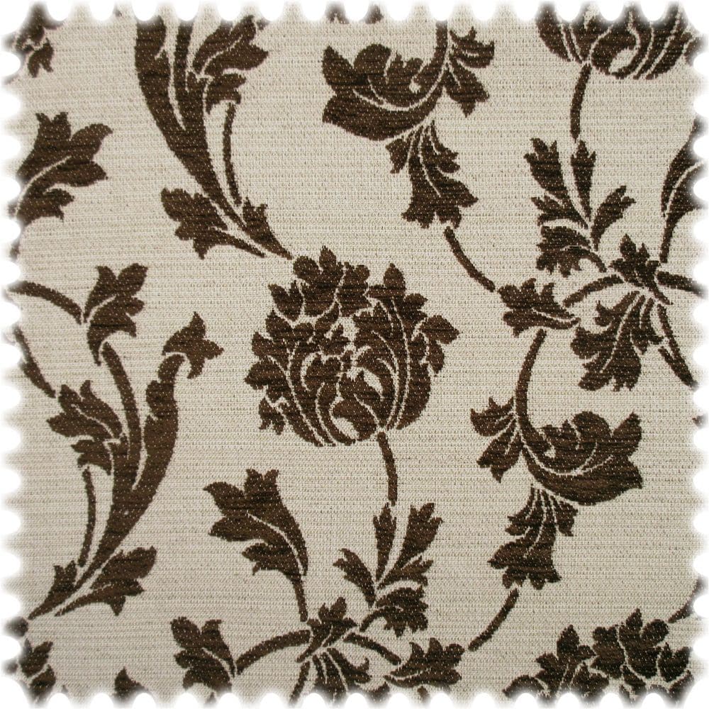 Recycelter Jacquard Möbelstoff Teneriffa Braun