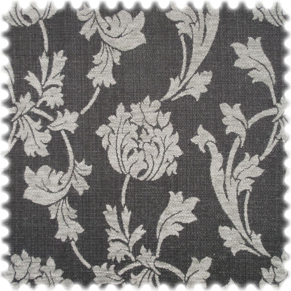 Recycelter Jacquard Möbelstoff Teneriffa Grau